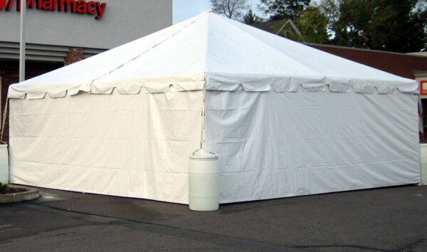 solid white side walls